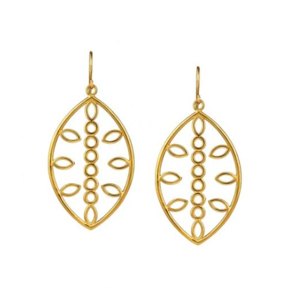 ASHA by ADM Masaai Shield Earrings RARE